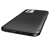 Oppo A96 4G Kılıf Karbon Silikon Case Kapak - 8