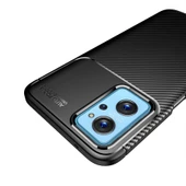 Oppo A96 4G Kılıf Karbon Silikon Case Kapak - 12