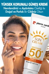 Pierre Cardin SPF 50 Leke Karşıtı Yüksek Koruyucu Yüz Güneş Kremi 75 ML Normal Ve Kuru Ciltler İçin - 2