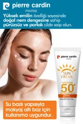 Pierre Cardin SPF 50 Leke Karşıtı Yüksek Koruyucu Yüz Güneş Kremi 75 ML Normal Ve Kuru Ciltler İçin - 5