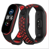 Xiaomi Mi Band 5 / 6 Kordon Delikli Spor Kordon - 11