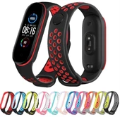 Xiaomi Mi Band 5 / 6 Kordon Delikli Spor Kordon - 1