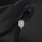 14 Ayar Baget Taşlı Beyaz Altın Set thumbnail 5