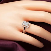 Coronet Beyaz Altın Baget Spor Set thumbnail 5