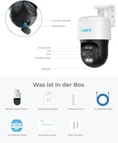 Reolink PTZ Güvenlik Kamera Sistemi 4K, Çift Lensli IP PoE 360 Kamera - 5