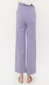 Oslo Belden Bağlamalı Lastikli Pantolon - (38-46) - 71126 - Lila thumbnail 4
