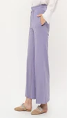 Oslo Belden Bağlamalı Lastikli Pantolon - (38-46) - 71126 - Lila thumbnail 3