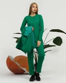 Minimal Kapitoneli Yelekli Spor Üçlü Takım - 70060.111 - Beneton Yeşil thumbnail 3