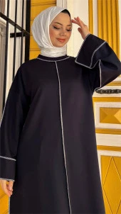 Mevlana Oversize Pamuklu Elbise - 71167.003 - Siyah - 3