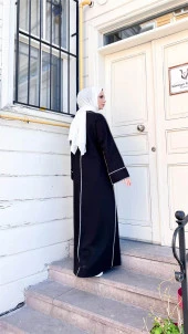 Mevlana Oversize Pamuklu Elbise - 71167.015 - Lacivert - 4