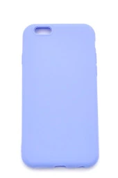 iPhone 6 / 6S Uyumlu Düz Renk Esnek Yumuşak Silikon Kılıf  Rubber Açık Mor thumbnail 2