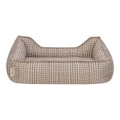 Pet Comfort Delta  Bej Kareli Kedi ve Köpek Yatağı XS 55x45cm - 3