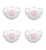 Nuk No:2 Emzik Silikon Pembe 4LÜ - 1