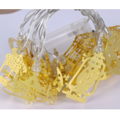 Ramazan Ayına Özel Karışık Figürlü Metal LED Işıklar Süsleme Işığı Gün Işığı - 4