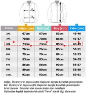 Erkek Büyük Beden Hakim Yaka 115 Kiloya Uygun Uzun Kol Gömlek - 4