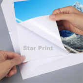 Starprint 20 Adet 150gsm A4 Yapışkanlı Parlak Fotoğraf Kağıdı STİCKER thumbnail 2