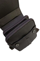 Erkek Postacı Çanta Çapraz Askılı Suni Deri Omuz Çantası17*20 Cm Vegan Deri - 12