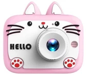 Mini Karikatür Çocuklar Dijital Kamera 1080P Pembe KS102 - 1