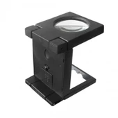 Katlanır Plastık Led Işıklı Test Cıhazı Büyüteç 2.5X90Mm - 3