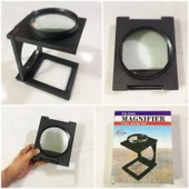 Masa Üstünde Proje Çizimi Küçük Yazı Vb Okuma İçin Mükemmel 110 Mm Katlanır Büyüteç - 2