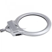 2.5X90 Mm 5X24 Mm Büyüteç Mandallı Metal Hortumlu Masa Üstü Büyüteç - 2