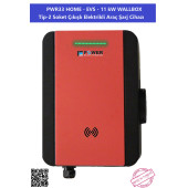 PWR33 HOME-EVS-11 kW WALLBOX - TİP2 SOKET ÇIKIŞLI ELEKTRİKLİ ARAÇ ŞARJ CİHAZI - 1