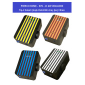 PWR33 HOME-EVS-11 kW WALLBOX - TİP2 SOKET ÇIKIŞLI ELEKTRİKLİ ARAÇ ŞARJ CİHAZI - 12