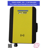 PWR33 HOME-EVS-11 kW WALLBOX - TİP2 SOKET ÇIKIŞLI ELEKTRİKLİ ARAÇ ŞARJ CİHAZI - 3