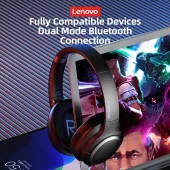 Lenovo Thinkplus TH40 Kablosuz Bluetooth Kulaküstü Kulaklık Siyah thumbnail 5