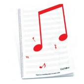 Çınar A4 30 Yaprak Plastik Kapak Dikişli Müzik Defteri 22005 - 2