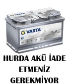 Varta 12V 80 Ah Agm F21 Akü - Hurda Akü İadesi Gerekmiyor - 1