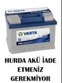 Varta 12V 60 Ah Amper D59 Alçak Tip - Hurda Akü İade Etmeniz Gerekmiyor - 1