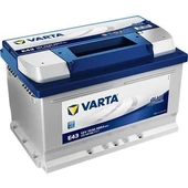 Varta Akü 12V 72 Ah Amper E43 (Ford-Opel Alçak Tip) Akü İADESİ YOK - 1