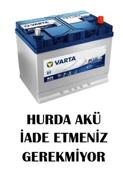 Varta Akü 12V 72 Ah Amper 760A Start-Stop EFB - Hurda Akü İade Etmeniz Gerekmiyor - 1