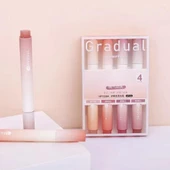 Gradual Pembe Soft Renkler 4lü Fosforlu Kalem Seti - 1
