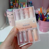 Gradual Pembe Soft Renkler 4lü Fosforlu Kalem Seti - 7