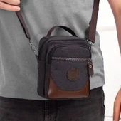 Lederax Kanvas Kumaş El ve Omuz Çantası LD478 - 1