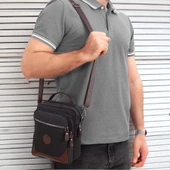 Lederax Kanvas Kumaş El ve Omuz Çantası LD478 - 2