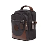 Lederax Kanvas Kumaş El ve Omuz Çantası LD478 - 3