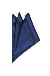 Esgue Desenli Lacivert Yaka Mendili - 1