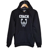 Dragondo TX9029 Coach Baskılı Sweatshirt Hoodie - 1