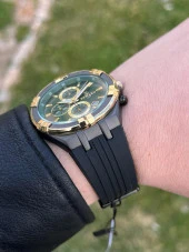 RA145067 Reward İyon Kaplama Kasa Silikon Kordon 3 Atm Suya Dayaknıklı Erkek Kol Saati - 3