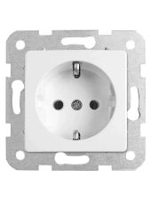 Viko Linnera Topraklı Priz Beyaz (Çerçeve Dahil) 90440008 (4 Adet) thumbnail 2