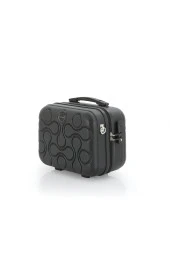 Mçs Kırılmaz Polipropilen 2'li Valiz Seti Büyük & Makyaj Siyah V376 thumbnail 4