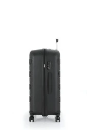 Mçs Kırılmaz Polipropilen 2'li Valiz Seti Büyük & Makyaj Siyah V376 thumbnail 5