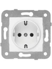 Viko Karre Topraklı Priz Beyaz (Çerçeve Dahil) 90967008 (2 Adet) - 2