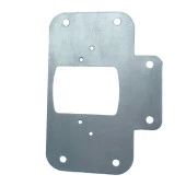 Dolap Kapak Taş Menteşe Tamir Sacı Pratik Onarım Kiti Krom Metal Yuva Tablası 6.5 x 9 cm (2 ADET) - 5