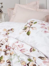 Cotton Box Modeline Brice Bej Tek Kişilik Nevresim Takımı - 2