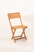 Meya Dekor 4+1 Minderli Balkon Bahçe Mutfak Bistro Set Katlanır Masa-Sandalye - 6