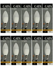 Cata CT-4079 7W 6400K (Beyaz Işık) E14 Duylu Led Buji Ampul (10 Adet) - 1